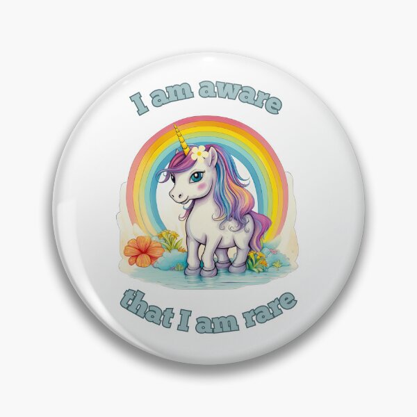 Item preview, Cute rare unicorn in front of rainbow designed and sold by OlmArtify.