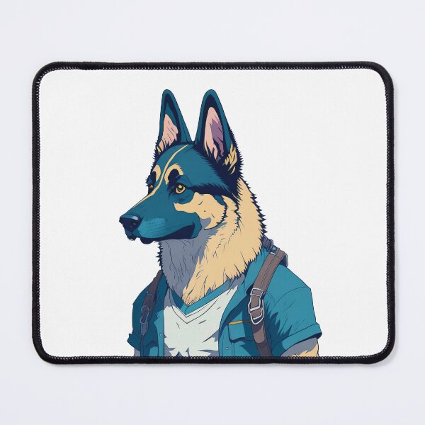 Item preview, Gentleman German Shepherd Dog artwork Classic T-Shirt designed and sold by tharaka-merch.