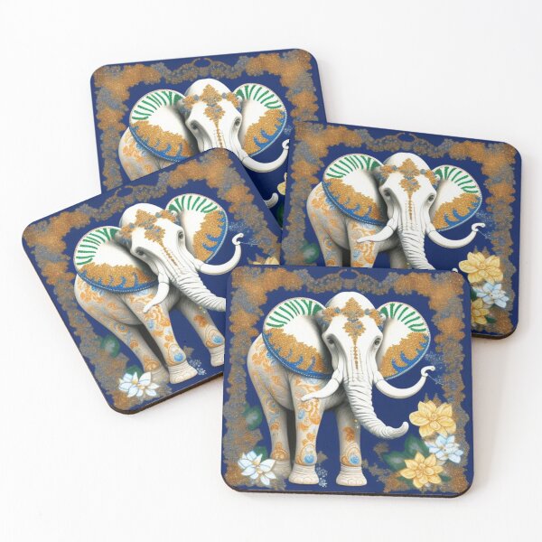 Item preview, Stylish Elephant art designed and sold by Roxburylane.