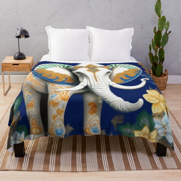 Item preview, Stylish Elephant art designed and sold by Roxburylane.