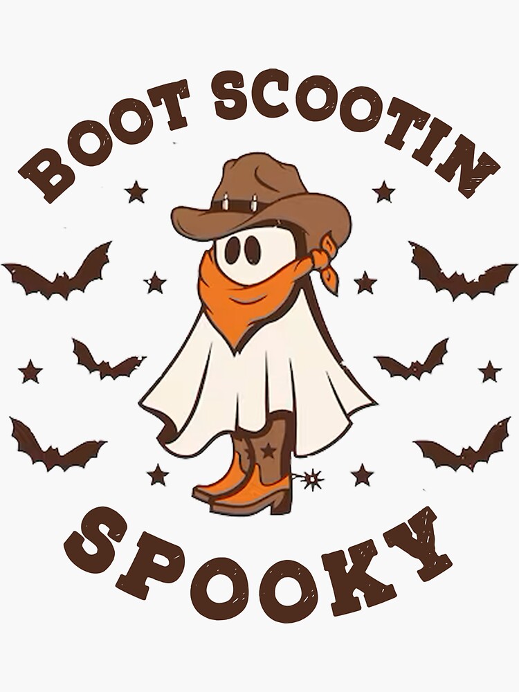 Boot Scoot Spooky Decal