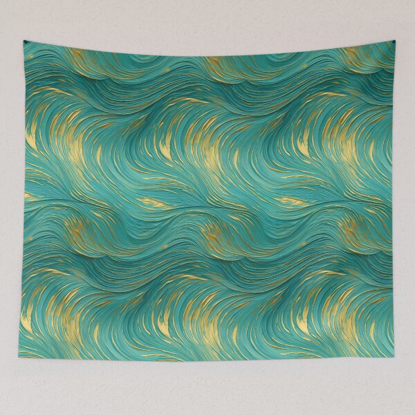 Item preview, Contemporary Ocean Art: Serene Waves on Canvas designed and sold by RetComly.