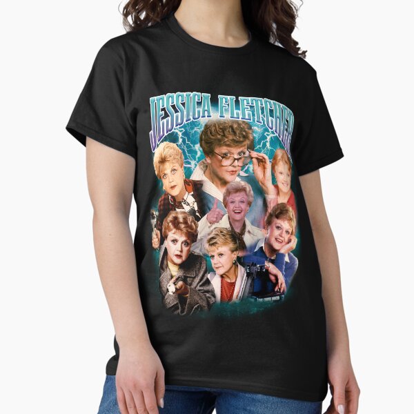 Vista previa del artículo con la obra «Bootleg DISEÑO DE CAMISETA RAP DE JESSICA FLETCHER ESTILO RETRO DE LOS 90», diseñado y vendido por GiuliaHepburn.