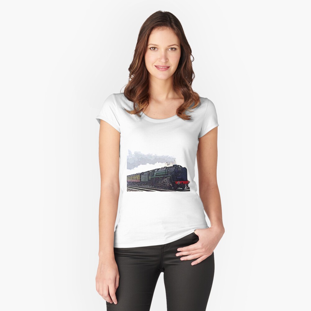 Item preview, Fitted Scoop T-Shirt designed and sold by bywhacky.