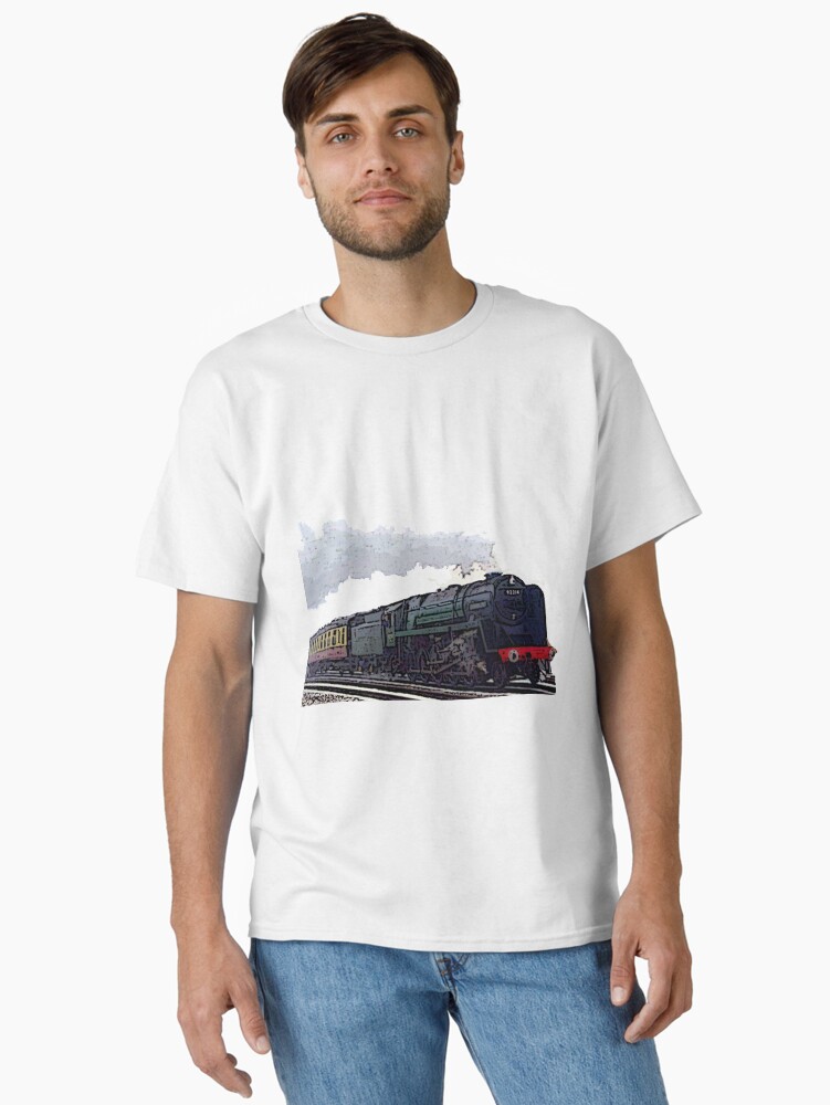 Thumbnail 1 of 7, Classic T-Shirt, Leicester City 92214 steam train designed and sold by bywhacky.