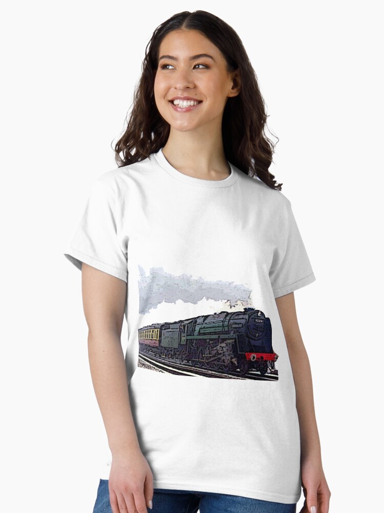 Thumbnail 2 of 7, Classic T-Shirt, Leicester City 92214 steam train designed and sold by bywhacky.