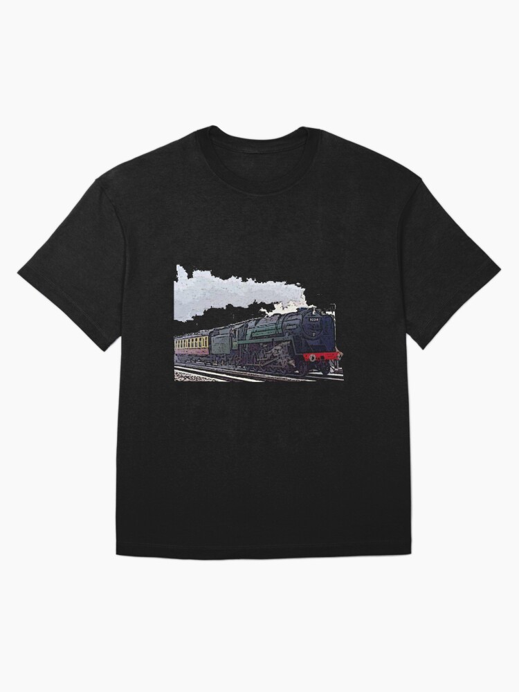 Thumbnail 3 of 7, Oversized T-Shirt, Leicester City 92214 steam train  designed and sold by bywhacky.