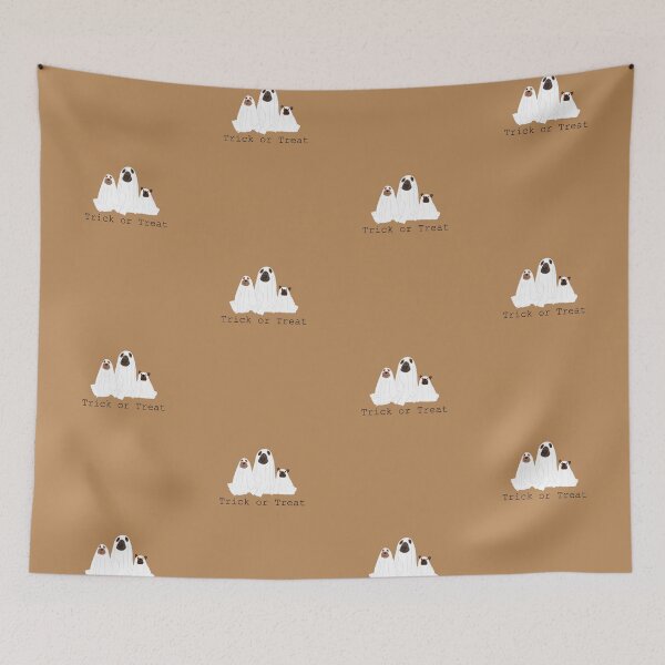 Item preview, Cute ghost dogs designed and sold by TheSmileStudio.