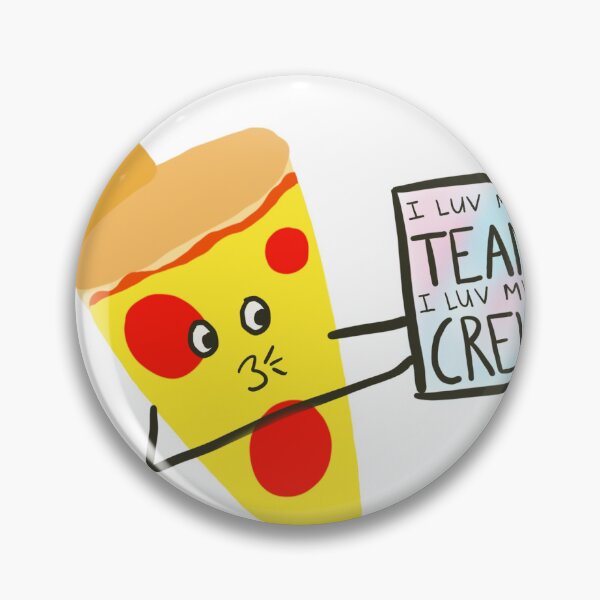 Item preview, pizza sticker dk seventeen designed and sold by nietjustine.