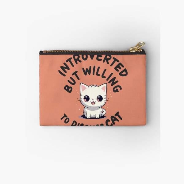 Item preview, Introverted but willing to discuss CAT designed and sold by JadesignFang.