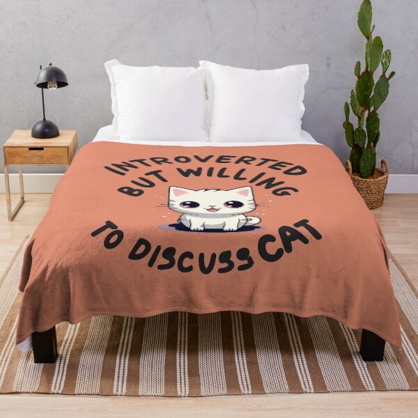 Item preview, Introverted but willing to discuss CAT designed and sold by JadesignFang.