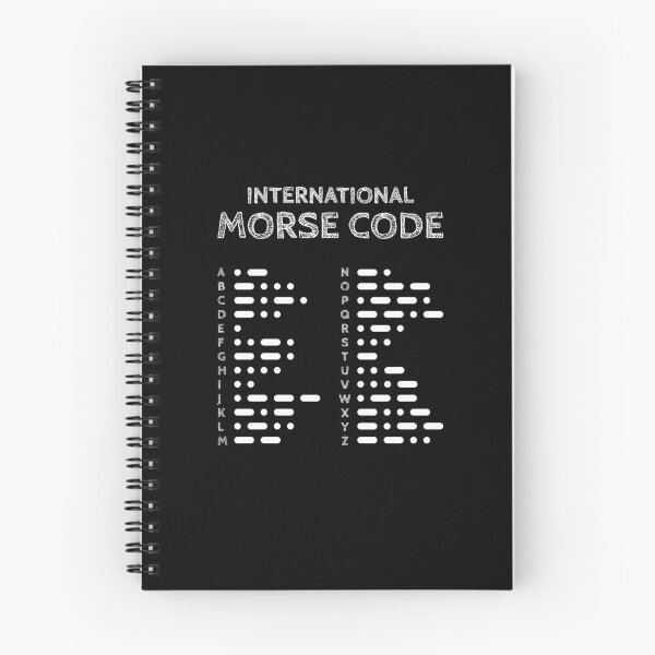 Item preview, International Morse Code Alphabet Chart 26 Letters White designed and sold by AnnSign.