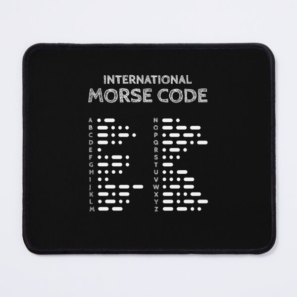 Item preview, International Morse Code Alphabet Chart 26 Letters White designed and sold by AnnSign.