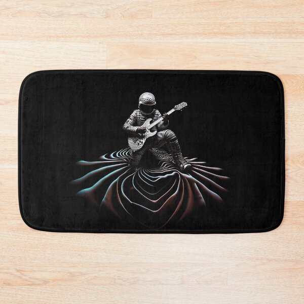 Item preview, Op Art Odyssey: Astral Spaceman Guitar Serenade designed and sold by ThePurpleMelon.