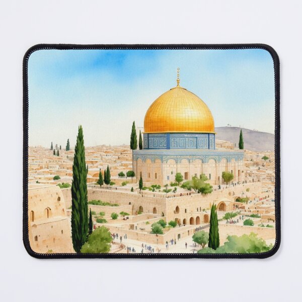 Item preview, Watercolor Design of Jerusalem - Israel  designed and sold by Sketch-Shack.