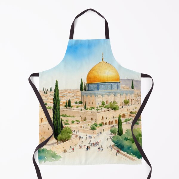 Item preview, Watercolor Design of Jerusalem - Israel  designed and sold by Sketch-Shack.