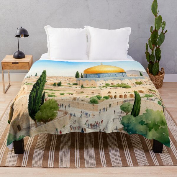 Item preview, Watercolor Design of Jerusalem - Israel  designed and sold by Sketch-Shack.