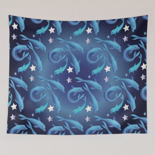 Item preview, 4 dolphins catching stars designed and sold by shimaart.
