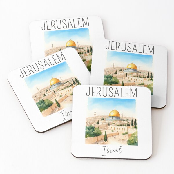 Item preview, Watercolor Design of Jerusalem - Israel  designed and sold by Sketch-Shack.