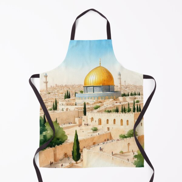 Item preview, Watercolor Design of Jerusalem - Israel  designed and sold by Sketch-Shack.