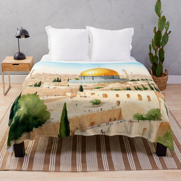 Item preview, Watercolor Design of Jerusalem - Israel  designed and sold by Sketch-Shack.