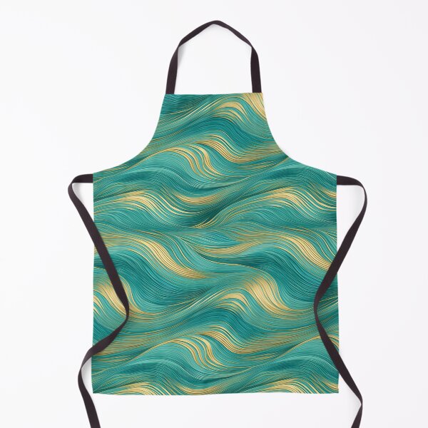 Item preview, Blue and Gold Seascape - Artistic Home Accents designed and sold by RetComly.