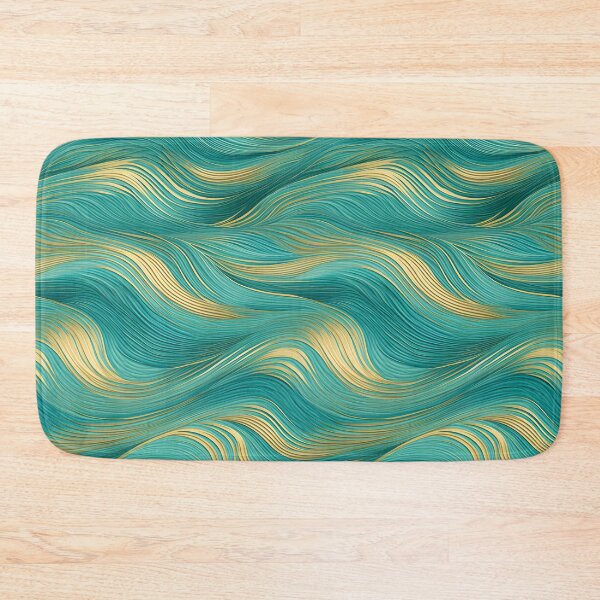 Item preview, Blue and Gold Seascape - Artistic Home Accents designed and sold by RetComly.