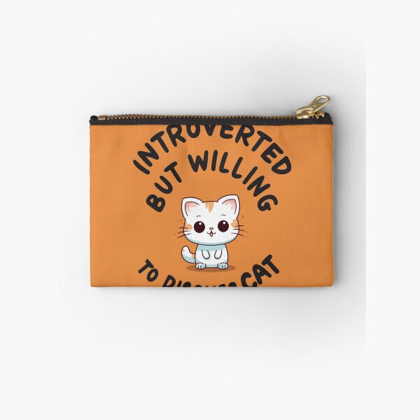 Item preview, Introverted but willing to discuss CAT designed and sold by JadesignFang.