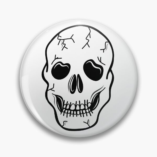 Item preview, Spooky Skeleton Skull Face Cartoon on a White Backdrop, made by EndlessEmporium designed and sold by EndlessEmporium.