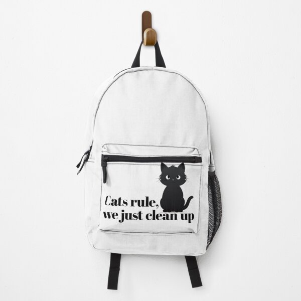 Item preview, Cats rule, we just clean up. designed and sold by StaszekPliszko.