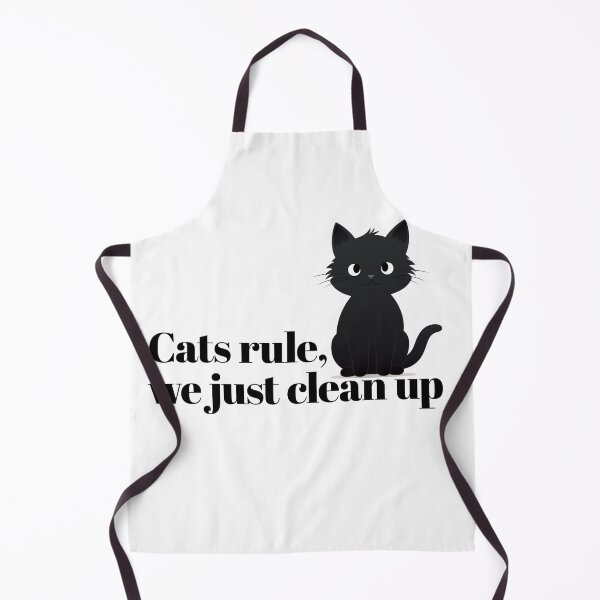 Item preview, Cats rule, we just clean up. designed and sold by StaszekPliszko.