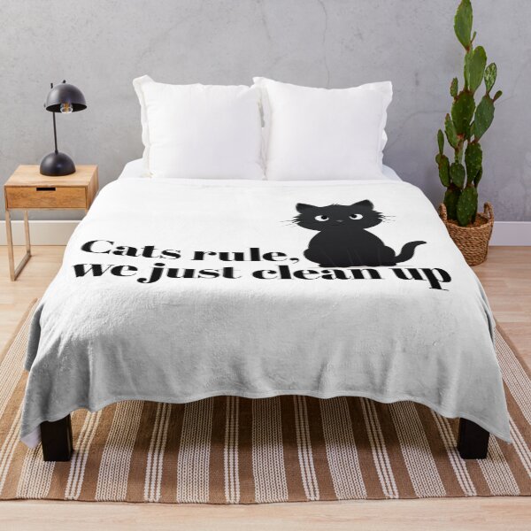 Item preview, Cats rule, we just clean up. designed and sold by StaszekPliszko.