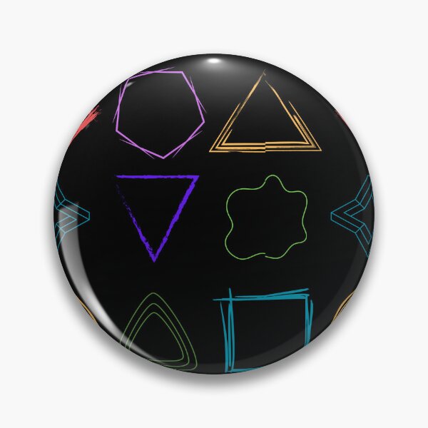 Item preview, Vibrant Shapes Pattern - Artistic Collection designed and sold by NikksCustomArt.