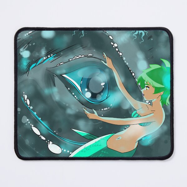 Item preview, mermaid and whale designed and sold by mangafirealpaca.