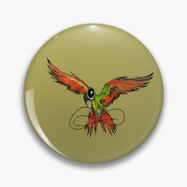 Item preview, Zombie parrot designed and sold by EMMJ-ART.