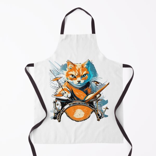 Item preview, Drummer Cat designed and sold by KoalaArtStudio.