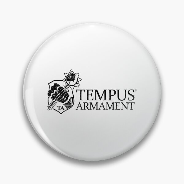 Artikelvorschau, Logo der MW 2 II Tempus Armament Weapons Company (schwarz) – hohe Auflösung, verwitterter Effekt entworfen und verkauft von BeulahHenry.