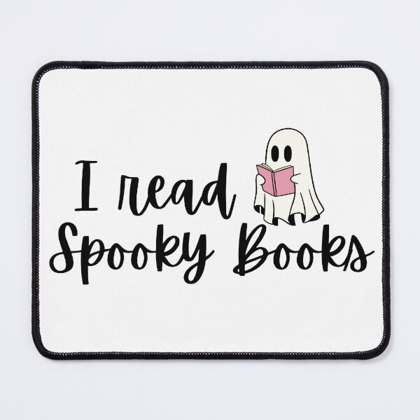 Item preview, Copy of Spooky Book Reader, halloween books, halloween reader, cute ghost reading, ghost, spooky books, thriller reader, halloween gift, gifts for reader, book lover gift, halloween book gift designed and sold by LitLooksCo.