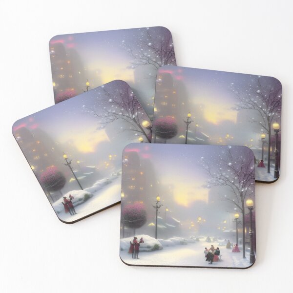 Item preview, Old Fashioned White Christmas in the City designed and sold by kwood42.