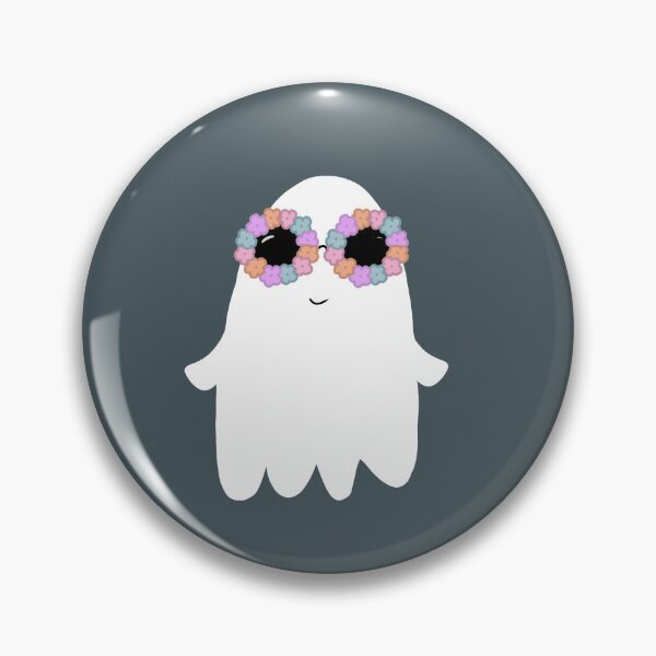 Item preview, Fancy ghost with flower sunnies designed and sold by TheSmileStudio.