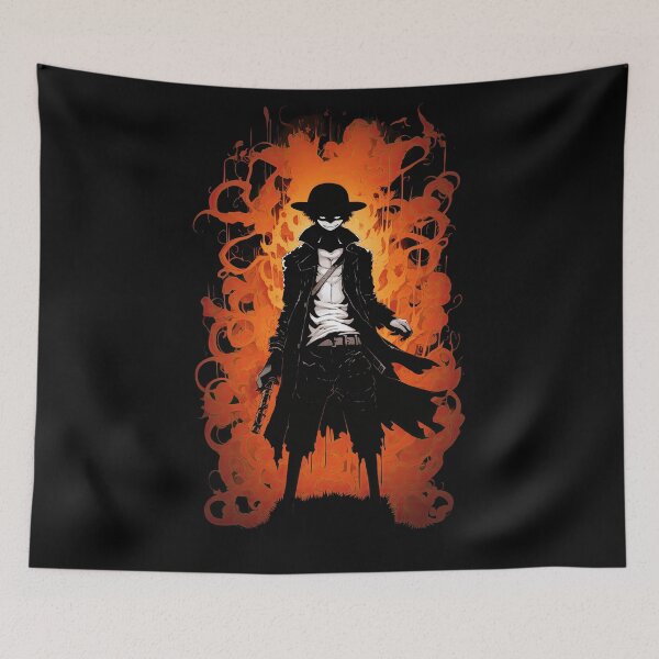Item preview, Straw Hat with flame designed and sold by blackdogshop.