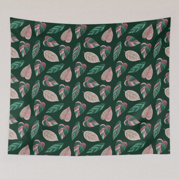 Item preview, Green & Rosé Tropical Foliage designed and sold by Studio Vickn.