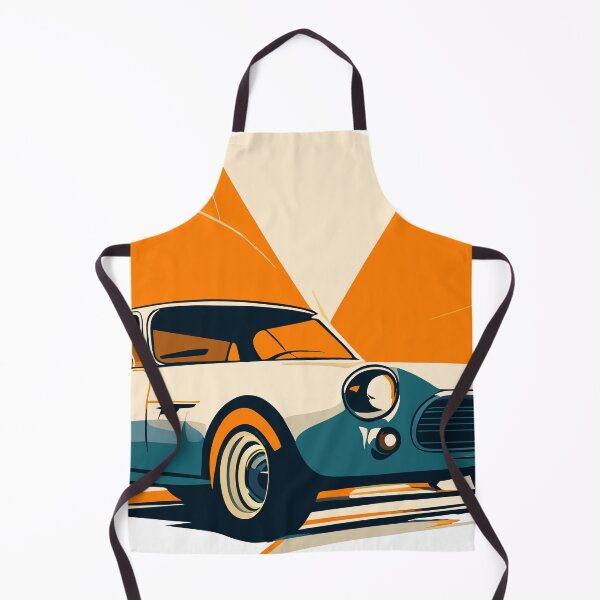 Item preview, Gouache Painted Classic Car - GarageGusto designed and sold by UzayPrints.