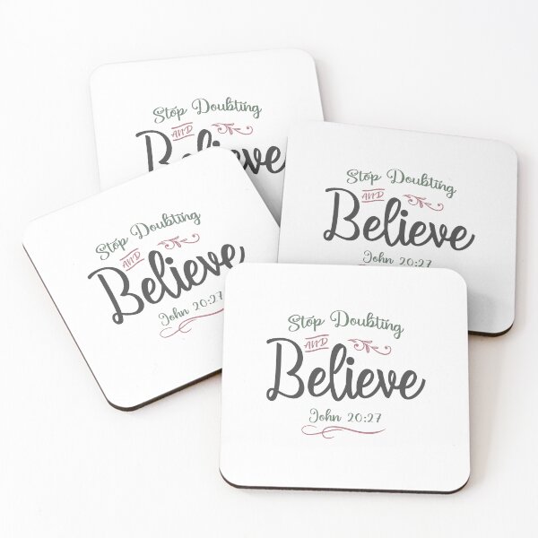 Item preview, Faith Ignited - Stop Doubting and Believe Design designed and sold by cidolopez.