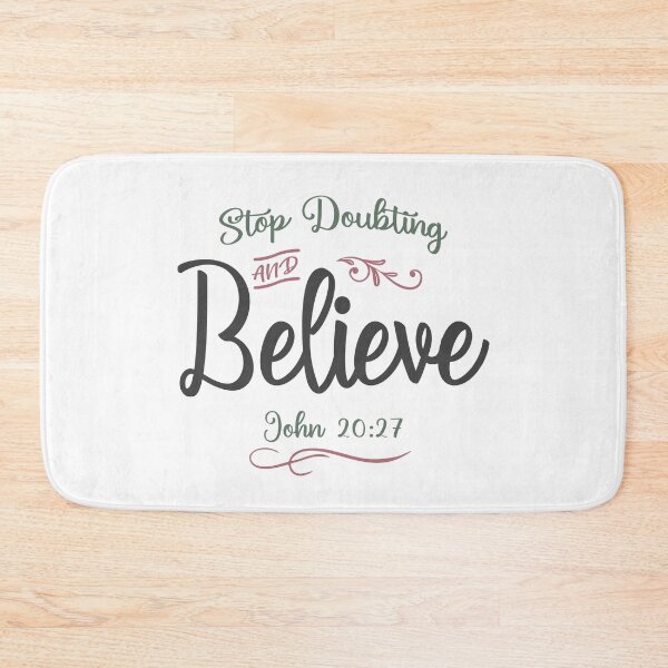 Item preview, Faith Ignited - Stop Doubting and Believe Design designed and sold by cidolopez.