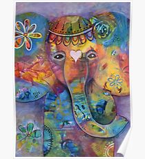 Grace - Bali inspired elephant Poster