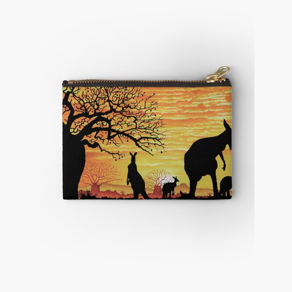 Item preview, Australian Sunset Kangaroos and Boab designed and sold by iancoate.