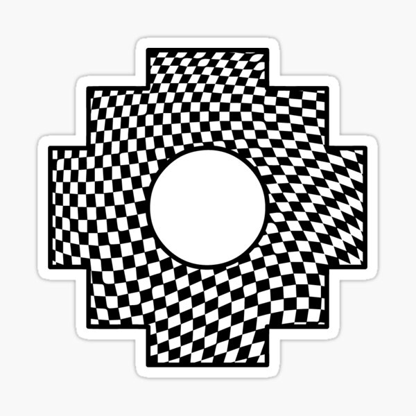 Item preview, Chakana op art black designed and sold by Firustudio.