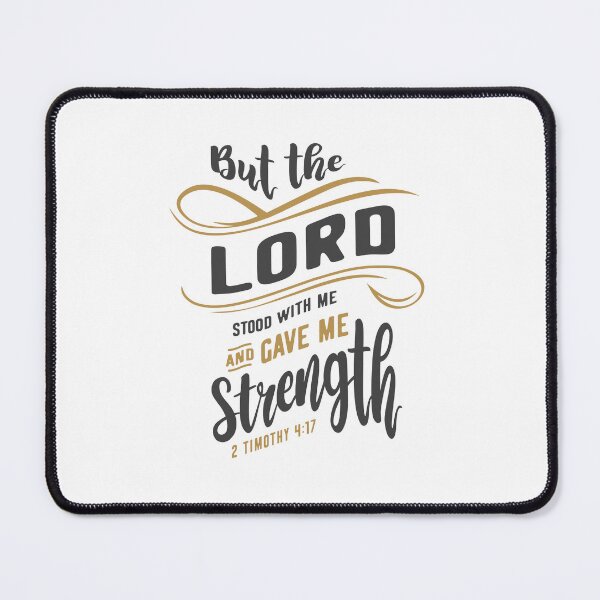 Item preview, Divine Strength - 2 Timothy 4:17 Christian Design designed and sold by cidolopez.