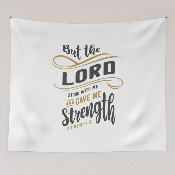 Item preview, Divine Strength - 2 Timothy 4:17 Christian Design designed and sold by cidolopez.